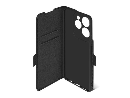 Чехол DF для Infinix Hot 40/40 Pro inFlip-38 (black)