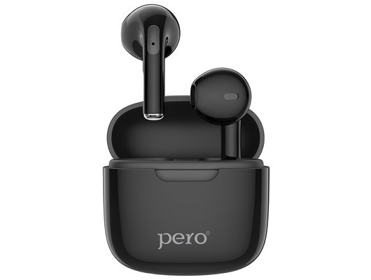 Гарнитуры TWS стерео PERO TWS05 COLORFUL BLACK