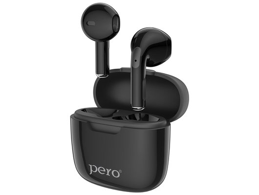 Гарнитуры TWS стерео PERO TWS05 COLORFUL BLACK