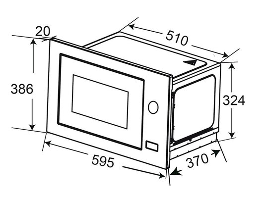 Встраиваемая микроволновая печь HAIER HMX-BPG259B