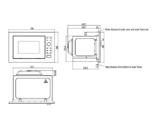 Встраиваемая микроволновая печь HAIER HMX-BPG259B