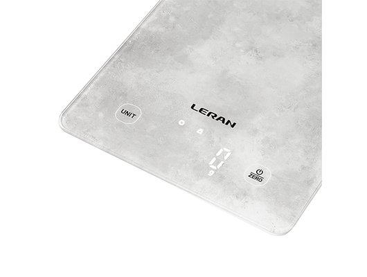 Весы кухонные LERAN EKS MARBLE LINE GREY