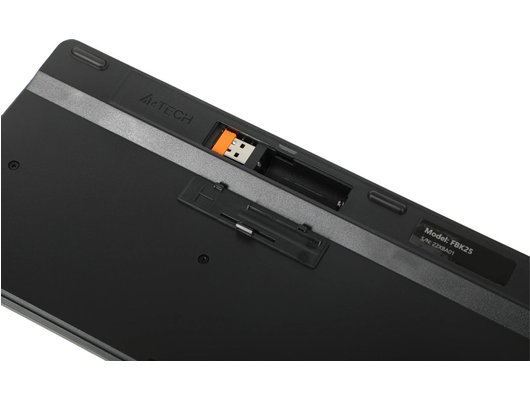Клавиатура беспроводная A4Tech Fstyler FBK25 черный/серый (FBK25 BLACK)