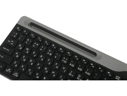 Клавиатура беспроводная A4Tech Fstyler FBK25 черный/серый (FBK25 BLACK)