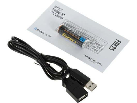 Клавиатура беспроводная A4Tech Fstyler FBK25 черный/серый (FBK25 BLACK)