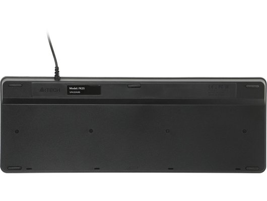Клавиатура проводная A4Tech Fstyler FK25 черный/серый (FK25 BLACK)