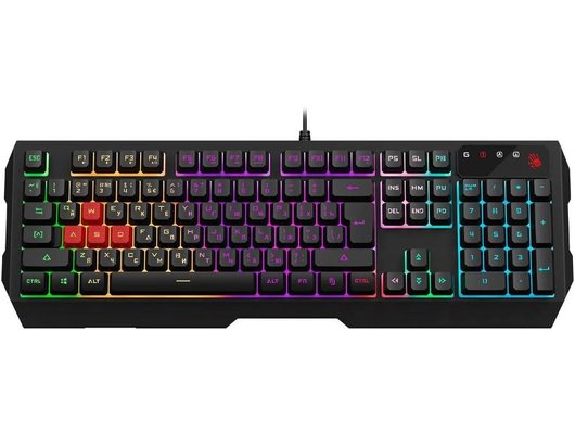 Клавиатура+мышь A4Tech Bloody B1700 черный (B1700 (B140N + ES7 + BP-50M))