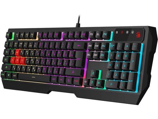 Клавиатура+мышь A4Tech Bloody B1700 черный (B1700 (B140N + ES7 + BP-50M))