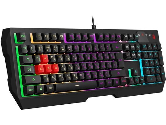 Клавиатура+мышь A4Tech Bloody B1700 черный (B1700 (B140N + ES7 + BP-50M))