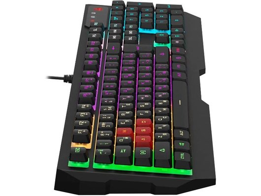 Клавиатура+мышь A4Tech Bloody B1700 черный (B1700 (B140N + ES7 + BP-50M))