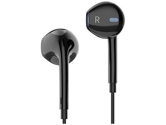 Гарнитуры проводные PERO EP18 TYPE-C CONNECTOR ЧЕРНАЯ