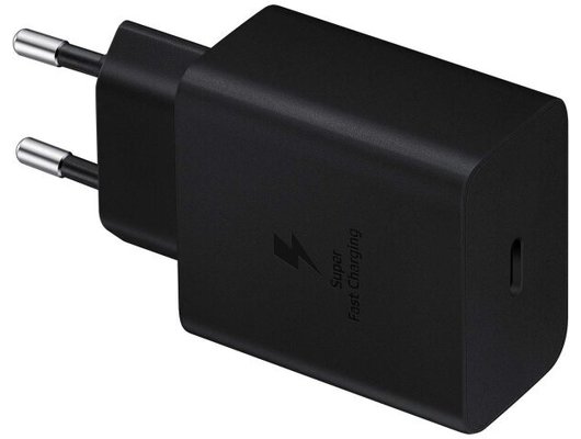 Зарядное устройство Samsung EP-T4510XBEGRU Type-C 45Вт + кабель Type-C, черный
