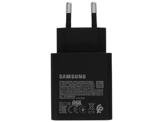 Зарядное устройство Samsung EP-T4510XBEGRU Type-C 45Вт + кабель Type-C, черный