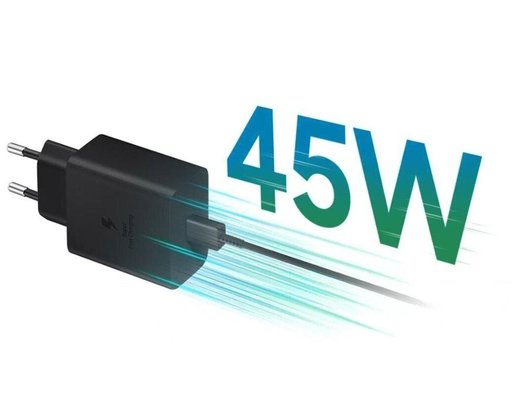 Зарядное устройство Samsung EP-T4510XBEGRU Type-C 45Вт + кабель Type-C, черный