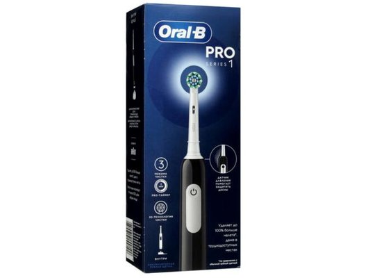 Зубная щетка электрическая ORAL-B Pro 1 (500)/D305.513.3 черная