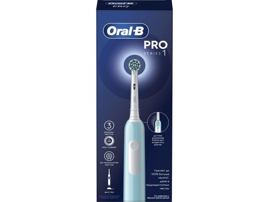 Зубная щетка электрическая ORAL-B Pro 1 (500)/D305.513.3 Бирюзовая