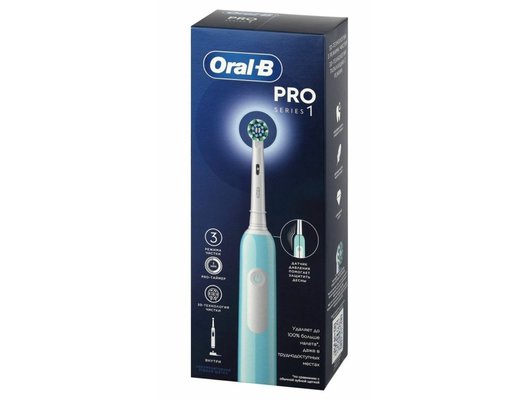 Зубная щетка электрическая ORAL-B Pro 1 (500)/D305.513.3 Бирюзовая