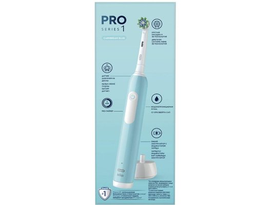 Зубная щетка электрическая ORAL-B Pro 1 (500)/D305.513.3 Бирюзовая