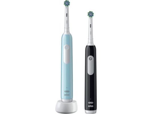 Зубная щетка электрическая ORAL-B Pro 1 (500) Duo/D305.523.3H черная/бирюзовая