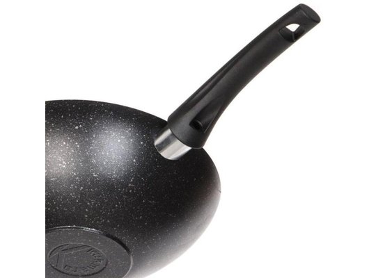 Сковорода WOK KUKMARA свкмт280а WOK (темный мрамор)