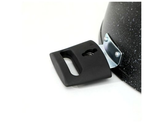 Сотейник KUKMARA смт308а с крышкой (темный мрамор)