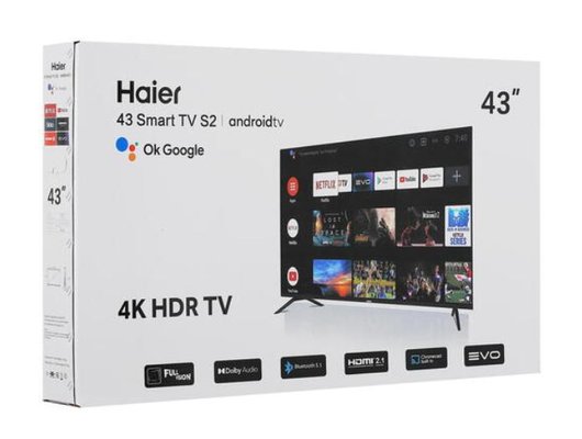 4K (Ultra HD) Smart телевизор HAIER 43 SMART TV S2
