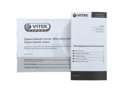 Выпрямитель для волос VITEK  8414-VT-01