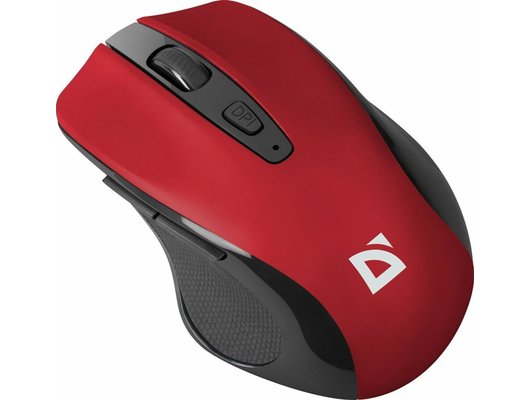 Мышь беспроводная Defender Prime MB-053 черно-красная
