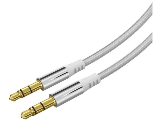 Кабель TFN AUX forza 1.0m silver TFN-CFZAUXMET1MSL