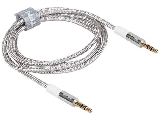 Кабель TFN AUX forza 1.0m silver TFN-CFZAUXMET1MSL