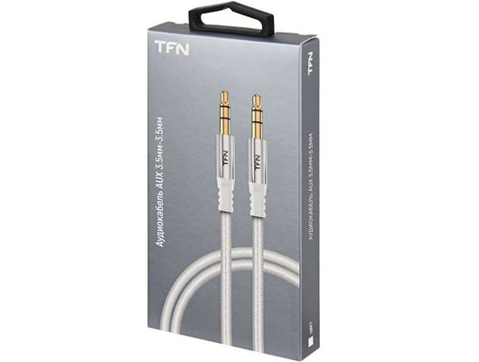 Кабель TFN AUX forza 1.0m silver TFN-CFZAUXMET1MSL
