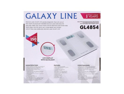 Весы напольные GALAXY GL 4854 белые