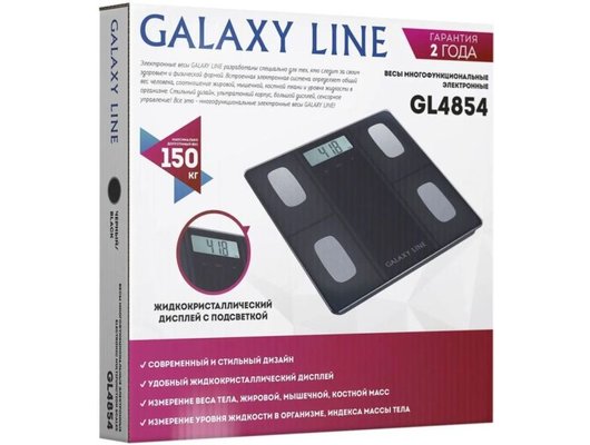 Весы напольные GALAXY GL 4854 черные