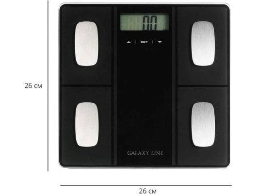 Весы напольные GALAXY GL 4854 черные
