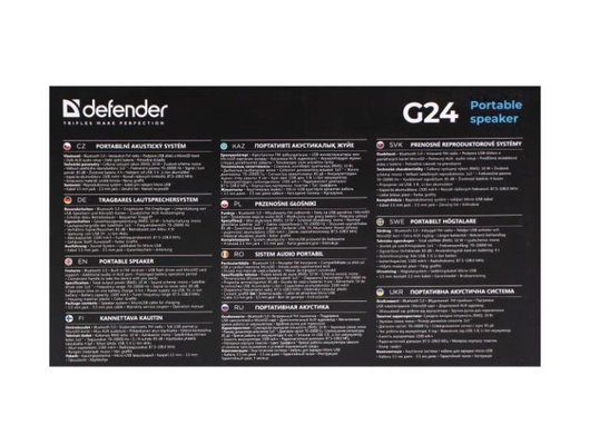Портативная акустика Defender G24