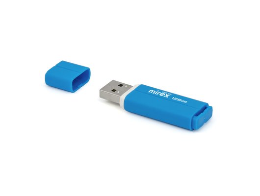 USB Флеш Mirex 128Gb USB 3.0 LINE BLUE (13600-FM3LB128)