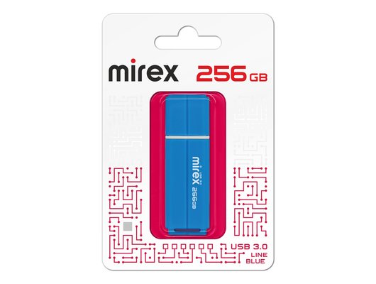 USB Флеш Mirex 256Gb USB 3.0 LINE BLUE (13600-FM3LB256)