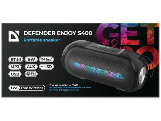 Портативная акустика DEFENDER ENJOY S400