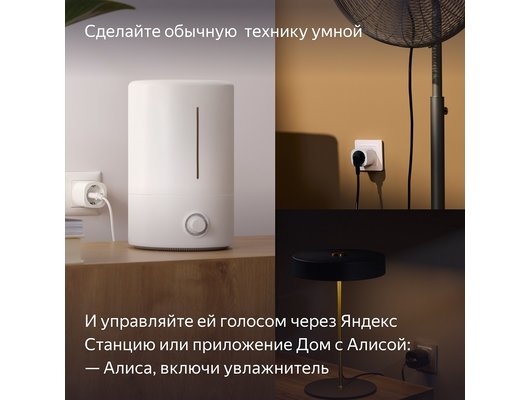 Умная розетка ЯНДЕКС YNDX-00540BLK Черная