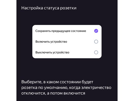Умная розетка ЯНДЕКС YNDX-00540BLK Черная