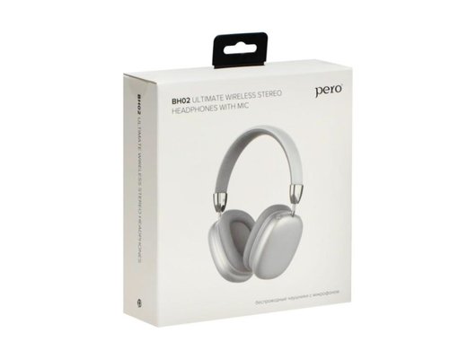 Наушники полноразмерные PERO BH02 SILVER