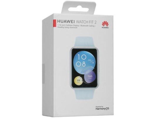 Смарт часы HUAWEI WATCH FIT 2 ISLE BLUE SILICONE STRAP (YODA-B09S)