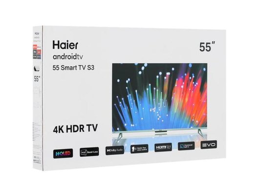4K (Ultra HD) Smart телевизор HAIER 55 SMART TV S3
