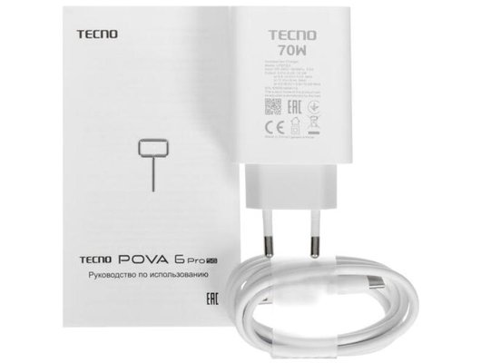 Смартфон Tecno POVA 6 Pro 5G 12/256Gb Grey