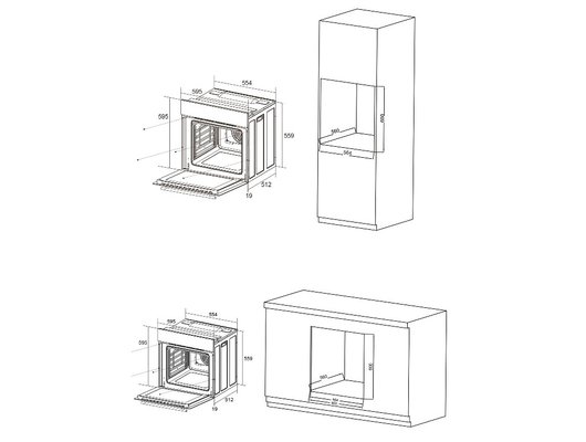 Духовой шкаф CANDY COXP06NSB