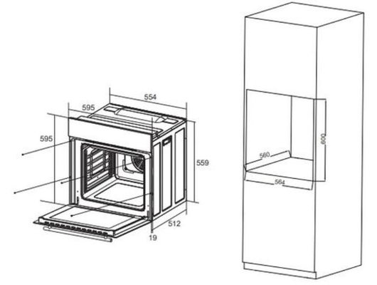 Духовой шкаф CANDY COXP06TBB