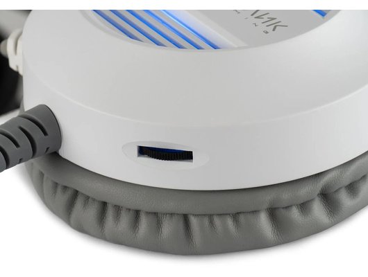 Игровые наушники проводные Oklick HS-L300G белый