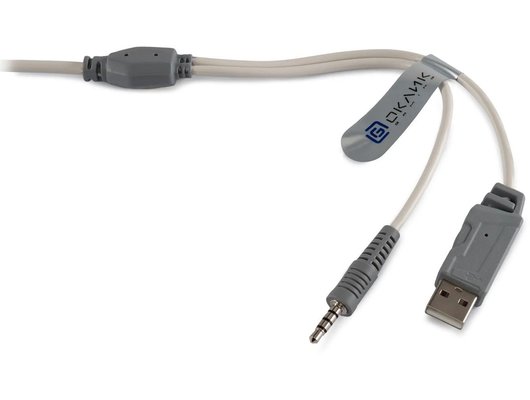 Игровые наушники проводные Oklick HS-L300G белый