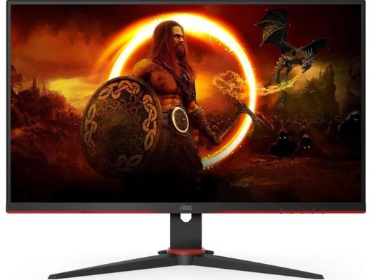 Монитор игровой AOC Q27G2E черно-красный