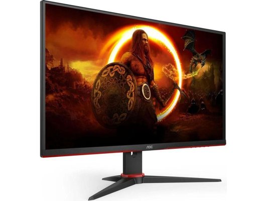 Монитор игровой AOC Q27G2E черно-красный